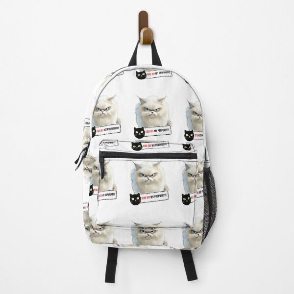Item preview, Angry White Cat Stay Off My Propurrty Transparent designed and sold by Sitred123.