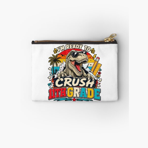Item preview, I'm Ready to Crush 11th Grade Dinosaur Back to School designed and sold by WhooHoo-Art.