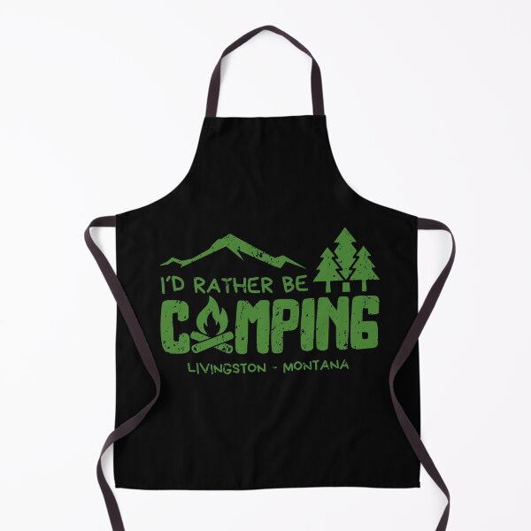Item preview, I'd Rather Be Camping in Livingston Montana | Outdoor & Hiking Gift designed and sold by OmikronStore.