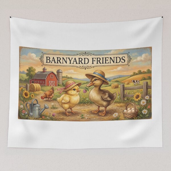 Item preview, Barnyard Friends Chick and Duckling designed and sold by larbimalki.