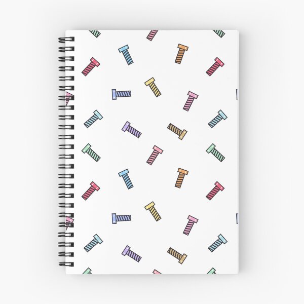 Item preview, Colorful Fastening Nut Pattern on Black Background designed and sold by MathuraPresent.