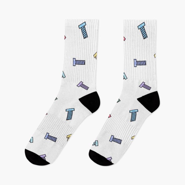 Item preview, Colorful Fastening Nut Pattern on Black Background designed and sold by MathuraPresent.