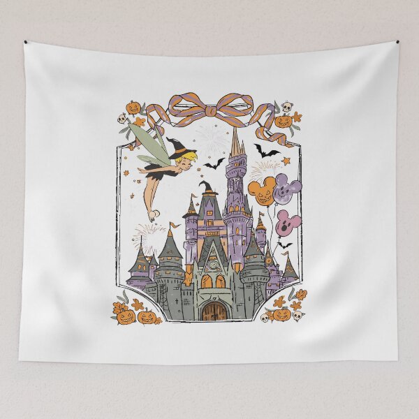 Item preview, Magical Halloween Castle Witch Fairy Spooky Artwork designed and sold by TashaLars62634.