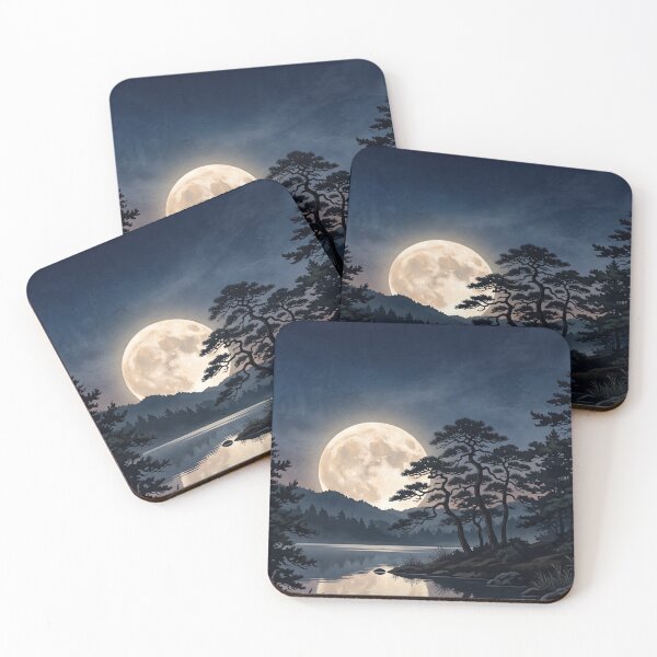 Item preview, One night and the Japanese moon designed and sold by SoraPetals.