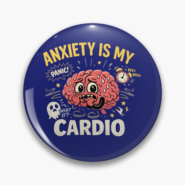 Item preview, La ansiedad es mi cardio Diseño cerebral divertido designed and sold by EducaPro.