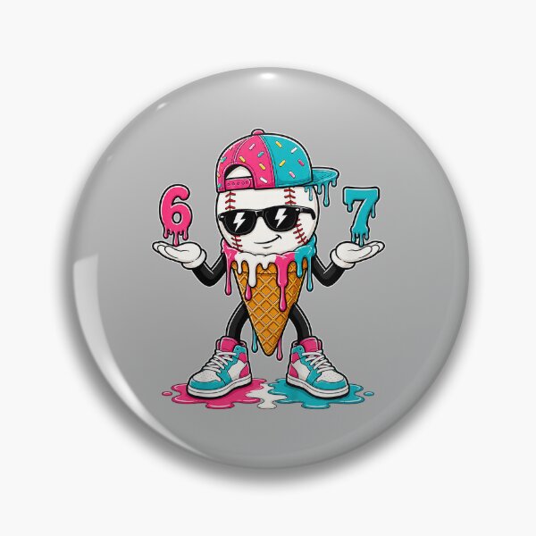 Item preview, Baseball Drip 67 Boys 6 7 Baseball Ice Cream Drip Kids Boys designed and sold by ArleneRowe.