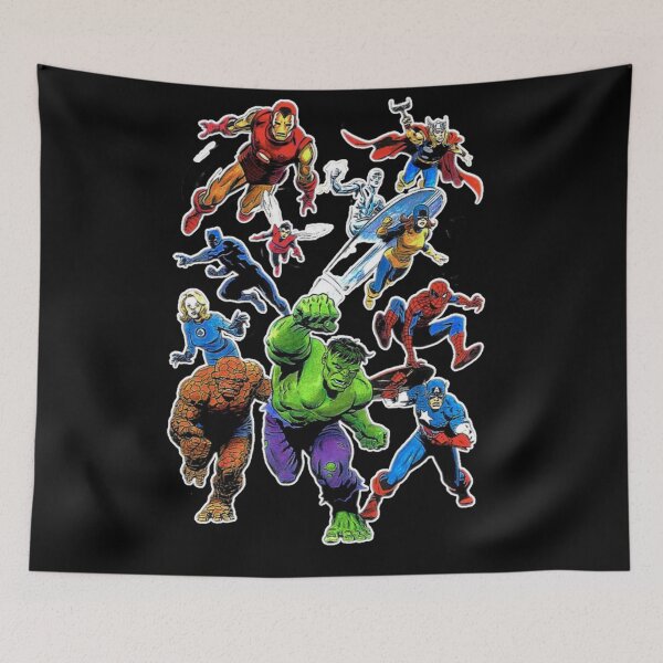Item preview, Vintage Super Heroes 1 designed and sold by White Tiger Designz .