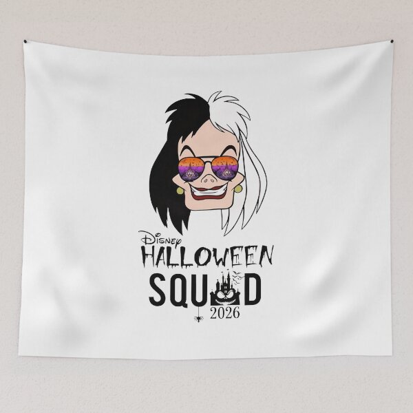 Item preview, Cruella Halloween Squad 2026 Spooky Villain Artwork designed and sold by TashaLars62634.