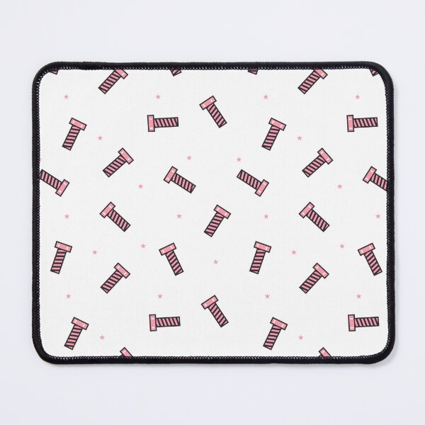 Item preview, Cute Pink Fastening Nut Pattern on Black Background designed and sold by MathuraPresent.