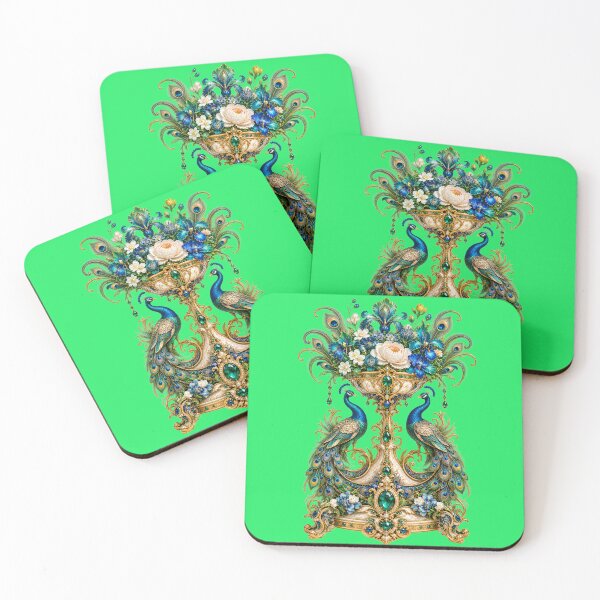 Item preview, Peacock Trophy — Majesty | Art Nouveau Emerald Peacock designed and sold by sunbowjp stadio.
