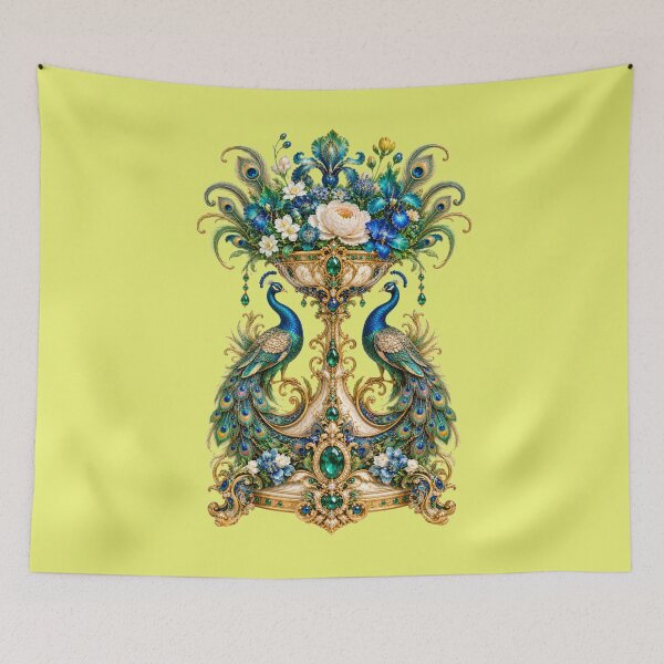 Item preview, Peacock Trophy — Majesty | Art Nouveau Emerald Peacock designed and sold by sunbowjp stadio.