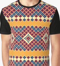 Folk cross-stitch pattern Graphic T-Shirt