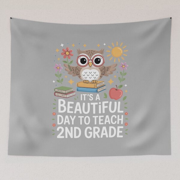 Item preview, Beautiful Day to Teach 2nd Grade Owl Teacher Appreciation Performance designed and sold by ArleneRowe.