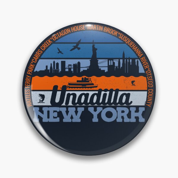 Item preview, Unadilla New York Sunset Retro Vintage Local Pride Logo designed and sold by CRHPOD20.