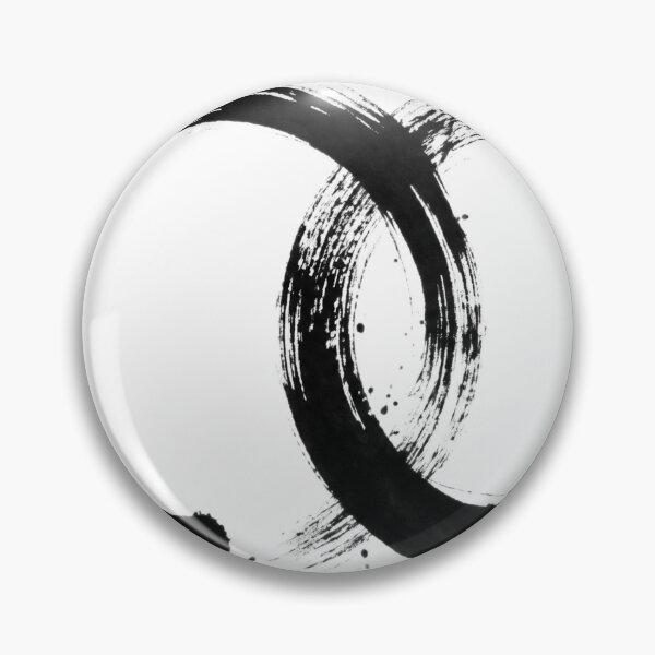Item preview, Zen Ensō Circle with Peace Kanji designed and sold by larbimalki.