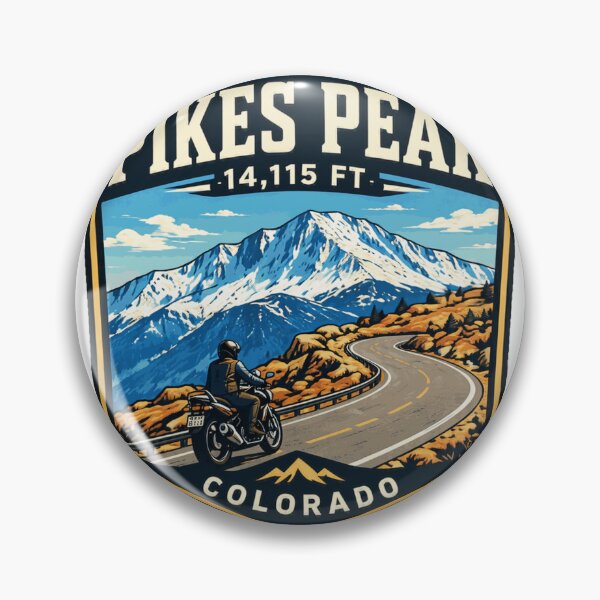 Item preview, Pikes Peak Colorado Emblem designed and sold by vectcd.