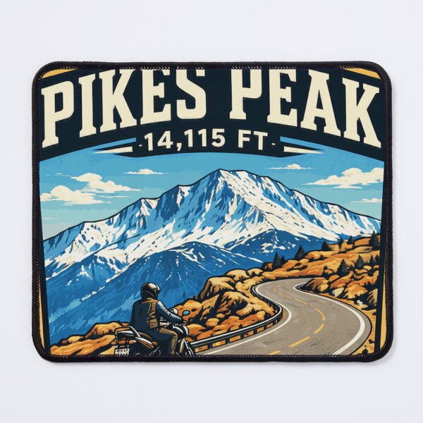 Item preview, Pikes Peak Colorado Emblem designed and sold by vectcd.