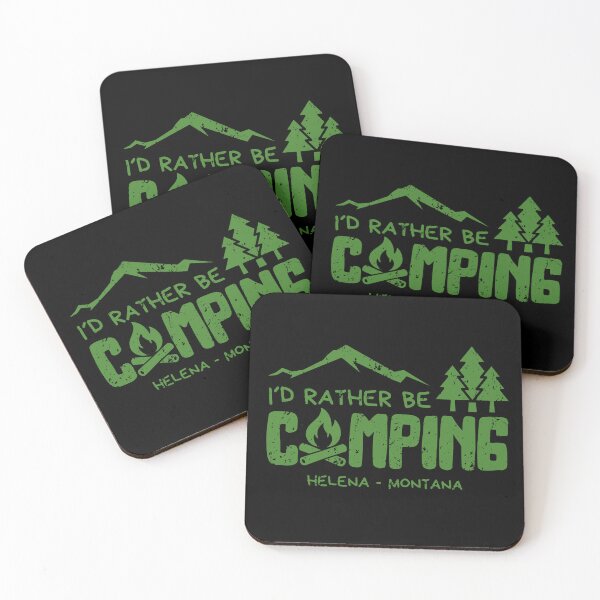 Item preview, I'd Rather Be Camping in Helena Montana | Outdoor & Hiking Gift designed and sold by OmikronStore.