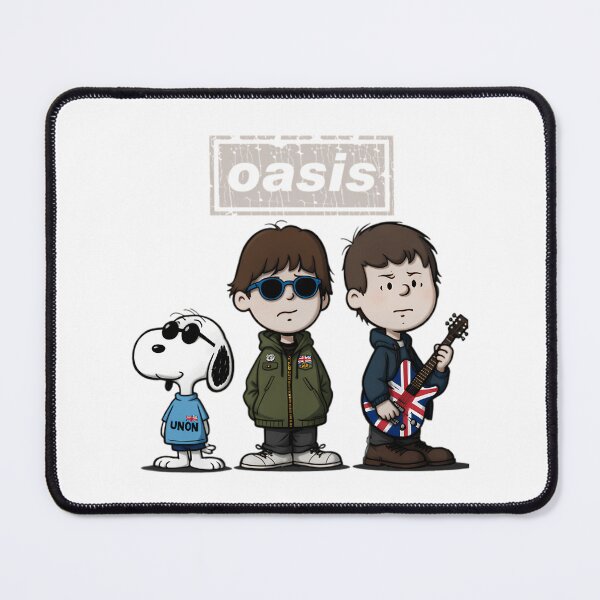 Item preview, Oasis Band Snoopy Reunion Gallagher Brothers Britpop designed and sold by StuartMooreArt.