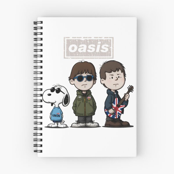 Item preview, Oasis Band Snoopy Reunion Gallagher Brothers Britpop designed and sold by StuartMooreArt.