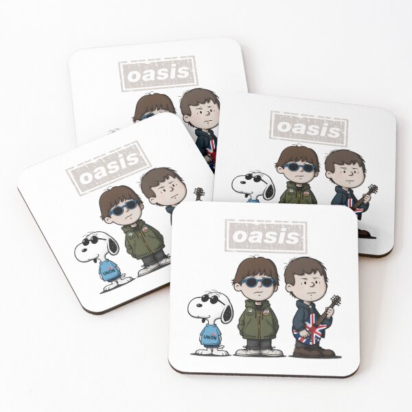 Item preview, Oasis Band Snoopy Reunion Gallagher Brothers Britpop designed and sold by StuartMooreArt.