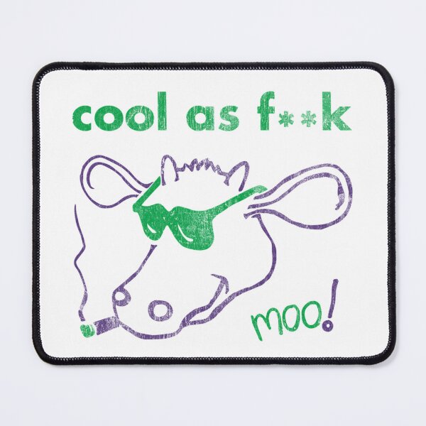Item preview, Cool Cow With Sunglasses Smoking Cigar designed and sold by NeuroShop.