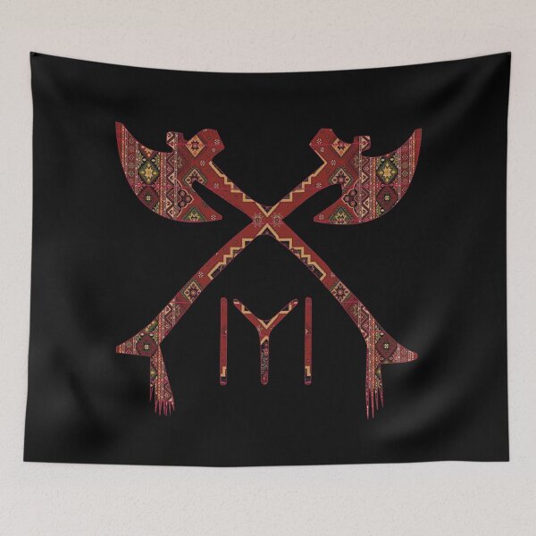 Item preview, Kayi Tribe logo turkish rug design  designed and sold by CafePluto.
