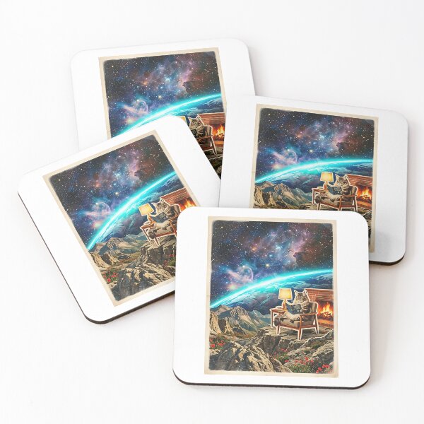 Item preview, Reading Maine Coon by the Cosmos designed and sold by PictoVibe.