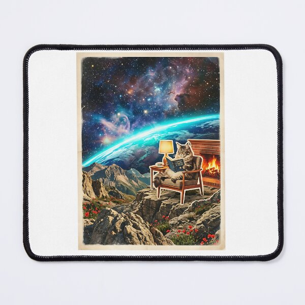 Item preview, Reading Maine Coon by the Cosmos designed and sold by PictoVibe.