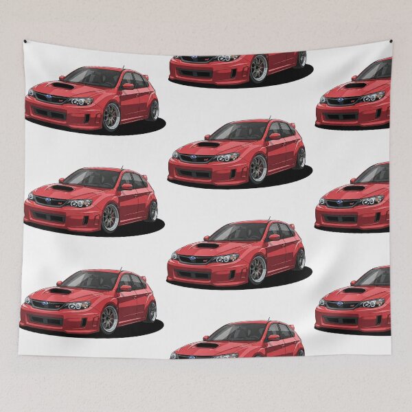 Item preview, WRX STi Hatch Cartoon designed and sold by ToonMyRide.