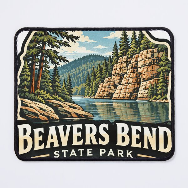 Item preview, Beavers Bend State Park Oklahoma - Vintage designed and sold by vectcd.