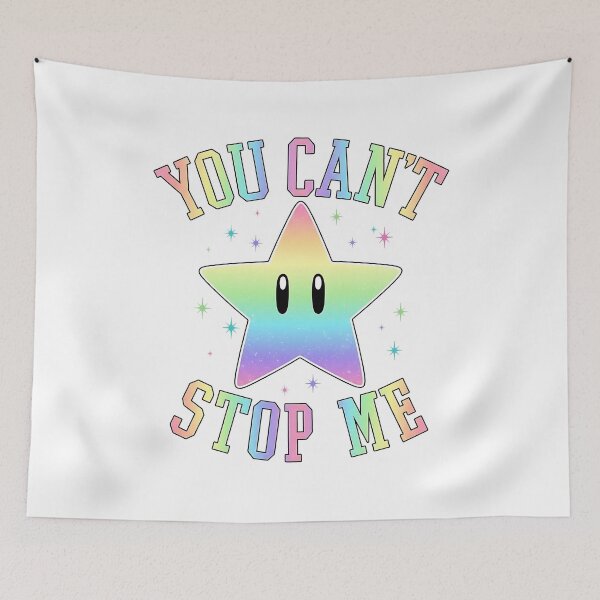 Item preview, Retro Gaming Character Neon Gradient You Can't Stop Me Fan Graphic Tee designed and sold by Kerryberri.
