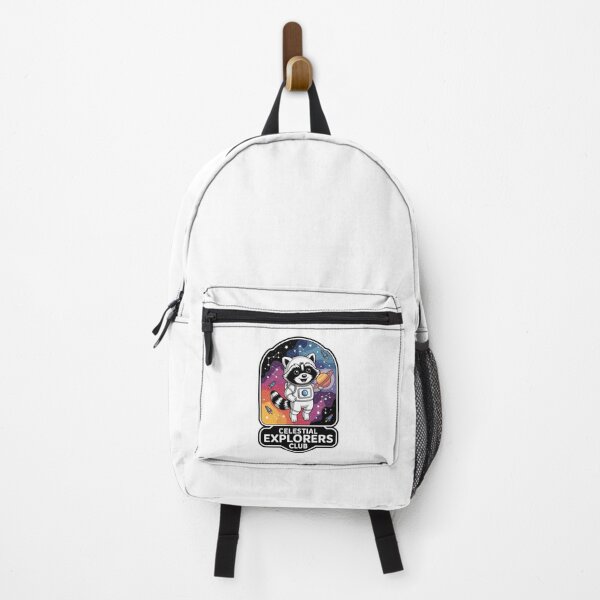 Item preview, Cute Astronaut Raccoon Space Celestial Explorers Club designed and sold by FestivityFinds.