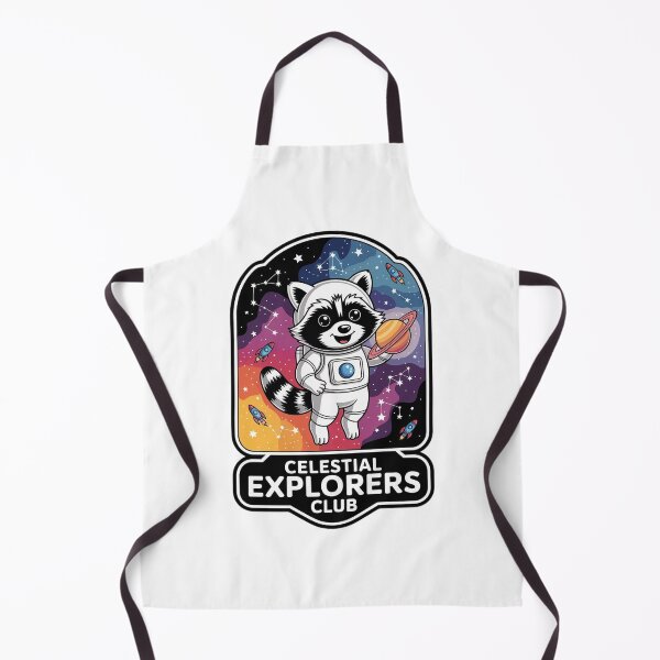 Item preview, Cute Astronaut Raccoon Space Celestial Explorers Club designed and sold by FestivityFinds.