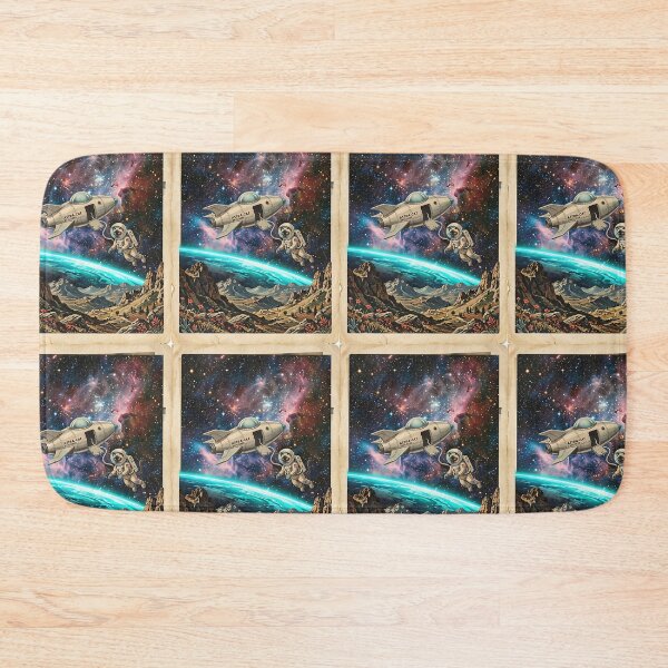 Item preview, Siamese Astronaut on a Spacewalk designed and sold by PictoVibe.