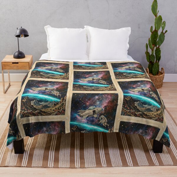 Item preview, Siamese Astronaut on a Spacewalk designed and sold by PictoVibe.