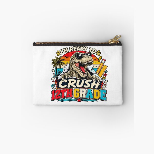 Item preview, I'm Ready to Crush 12th Grade Dinosaur Back to School designed and sold by WhooHoo-Art.