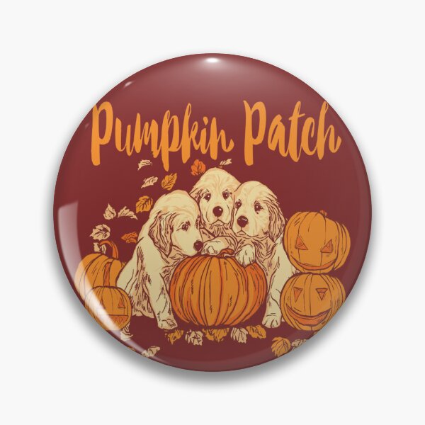 Item preview, Pumpkin Patch Puppies designed and sold by twindragonthreads.