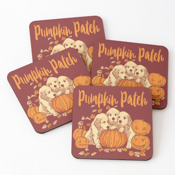 Item preview, Pumpkin Patch Puppies designed and sold by twindragonthreads.
