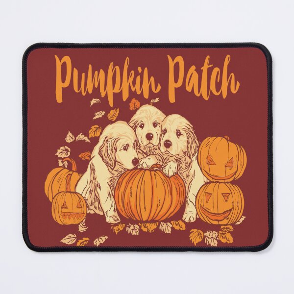Item preview, Pumpkin Patch Puppies designed and sold by twindragonthreads.