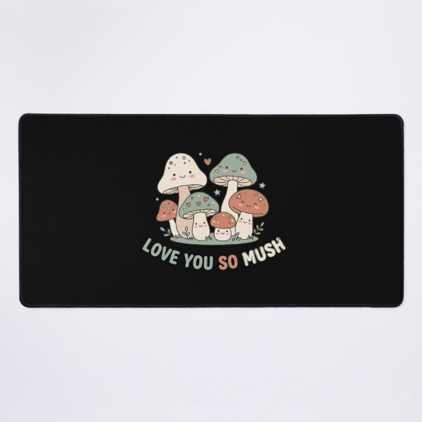 Item preview, Love You So Mush Cute Cottagecore Mushroom Pun designed and sold by FestivityFinds.