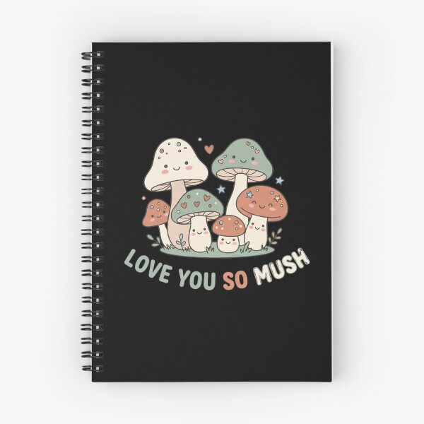 Item preview, Love You So Mush Cute Cottagecore Mushroom Pun designed and sold by FestivityFinds.