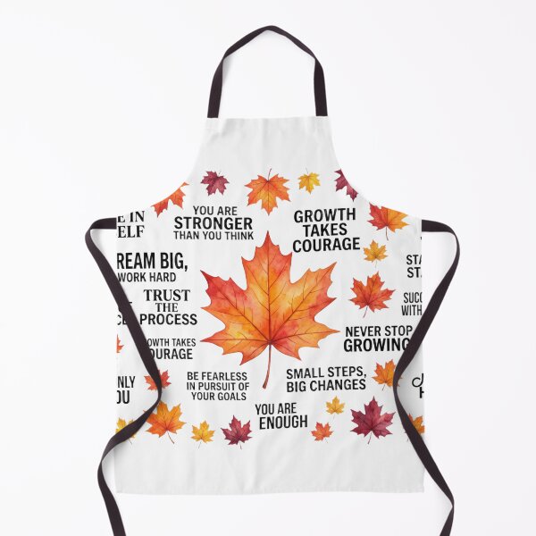 Item preview, Autumn Motivation: Watercolor Maple Leaves & Inspirational Quotes designed and sold by larbimalki.