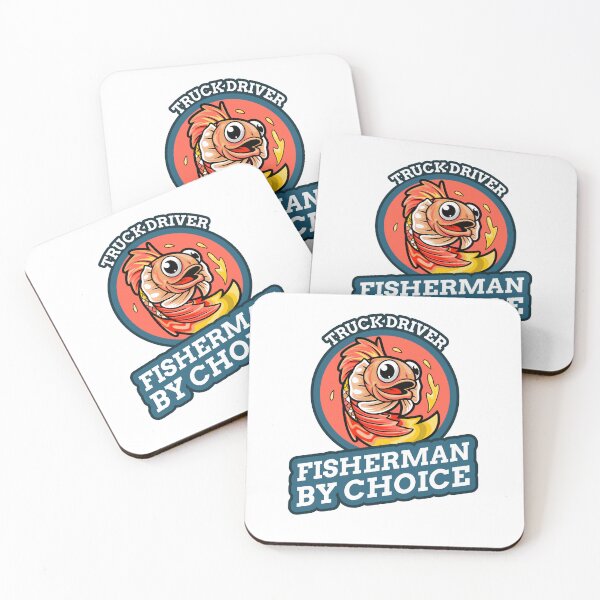 Item preview, TRUCK DRIVER FISHERMAN BY CHOICE designed and sold by JamiesLocker.