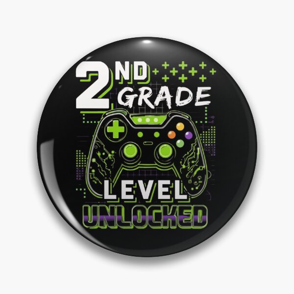 Item preview, 2nd Grade Level Unlocked Gamer Back to School Boy Controller designed and sold by haitrieuic96.