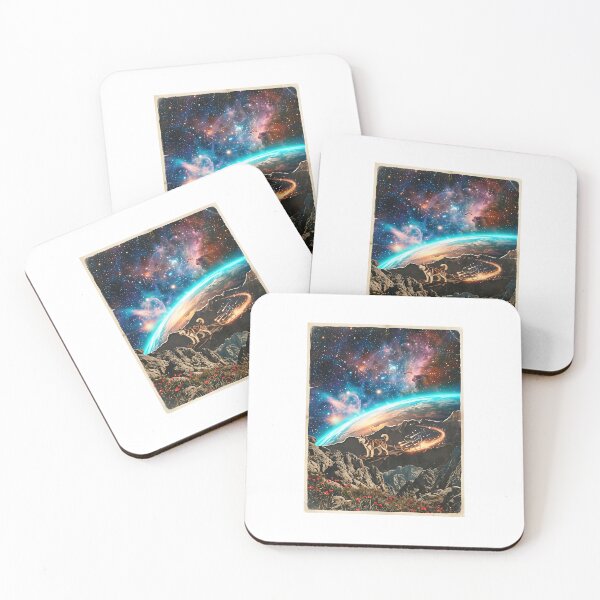 Item preview, Husky Sled Across Shooting Stars designed and sold by PictoVibe.