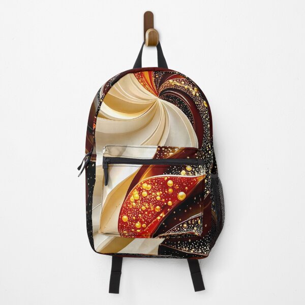 Item preview, Dynamic Swirl of Colors in Cream and Chocolate designed and sold by Vicky Brago-Mitchell®.