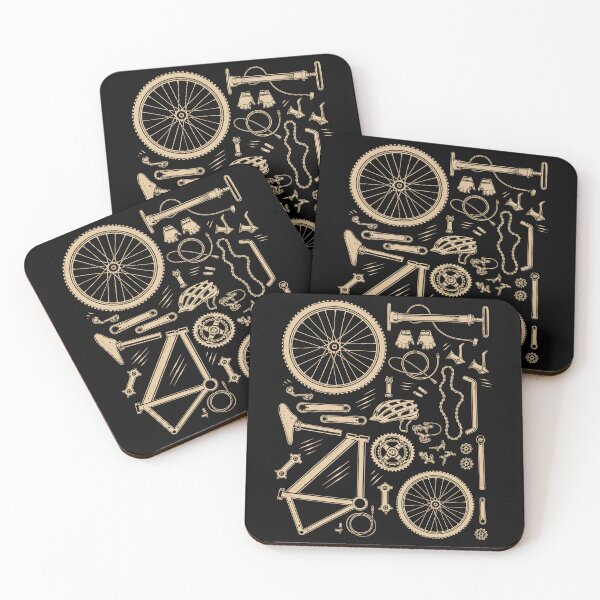 Item preview, Vintage Bicycle Parts Cycling Enthusiast Bike Mechanic Humor designed and sold by gordonbwyashop.