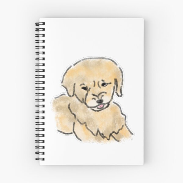 Item preview, Golden Retriever Puppy Soft Pencil Sketch designed and sold by raun.draw.