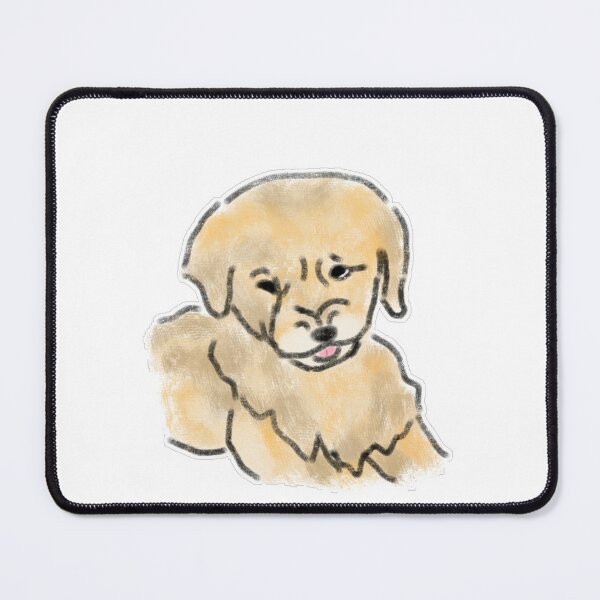 Item preview, Golden Retriever Puppy Soft Pencil Sketch designed and sold by raun.draw.